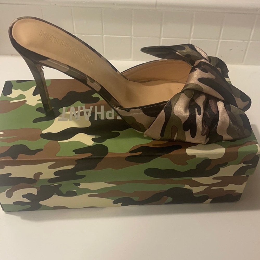 Pink Elephant Camo Mule